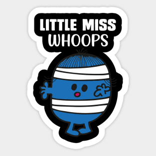 LITTLE MISS WHOOPS Sticker